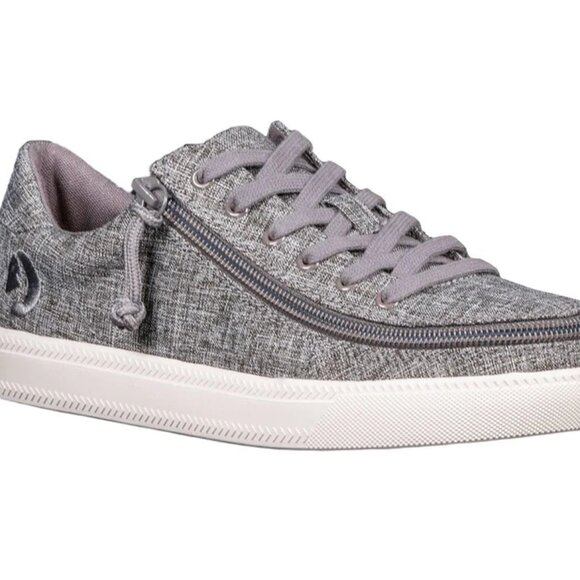 NEW Billy Footwear Women Sneaker Low Top Zip Up Gray Adaptive Size 7 M BY81 - Picture 5 of 6